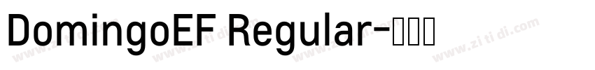DomingoEF Regular字体转换